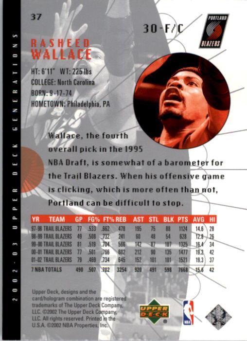2002/2003 Generations (Upper Deck) Basketball - Picture 273 of 345