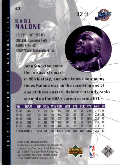 2002/2003 Generations (Upper Deck) Basketball - Picture 253 of 345