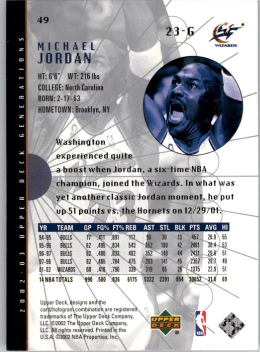 2002/2003 Generations (Upper Deck) Basketball - Picture 249 of 345