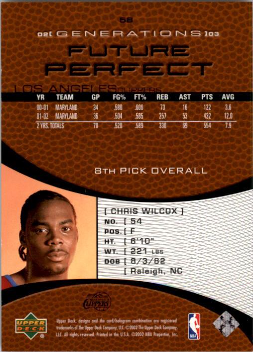 2002/2003 Generations (Upper Deck) Basketball - Picture 243 of 345