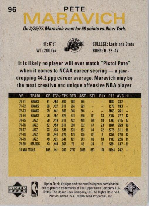 2002/2003 Generations (Upper Deck) Basketball - Picture 213 of 345