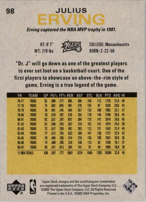 2002/2003 Generations (Upper Deck) Basketball - Picture 209 of 345