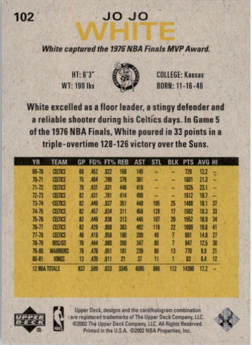 2002/2003 Generations (Upper Deck) Basketball - Picture 201 of 345