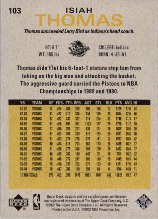 2002/2003 Generations (Upper Deck) Basketball - Picture 199 of 345