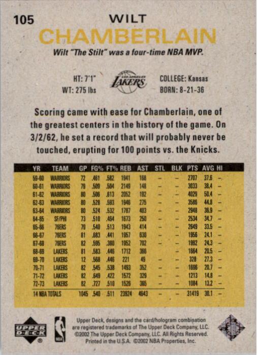 2002/2003 Generations (Upper Deck) Basketball - Picture 195 of 345