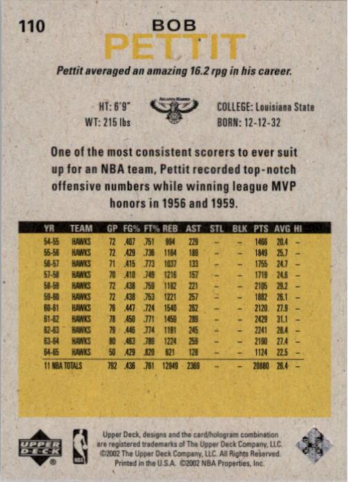 2002/2003 Generations (Upper Deck) Basketball - Picture 185 of 345