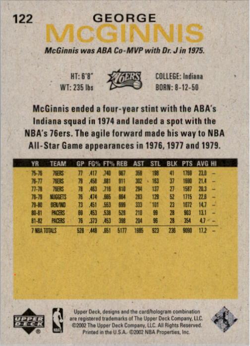 2002/2003 Generations (Upper Deck) Basketball - Picture 161 of 345