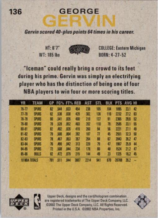 2002/2003 Generations (Upper Deck) Basketball - Picture 133 of 345