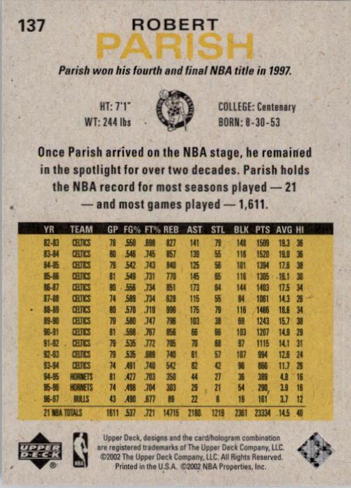 2002/2003 Generations (Upper Deck) Basketball - Picture 131 of 345