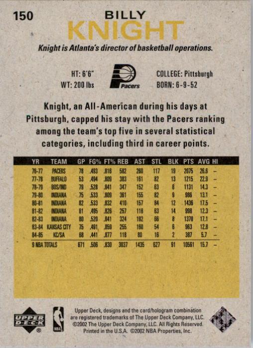 2002/2003 Generations (Upper Deck) Basketball - Picture 107 of 345