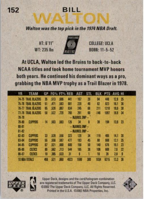 2002/2003 Generations (Upper Deck) Basketball - Picture 105 of 345