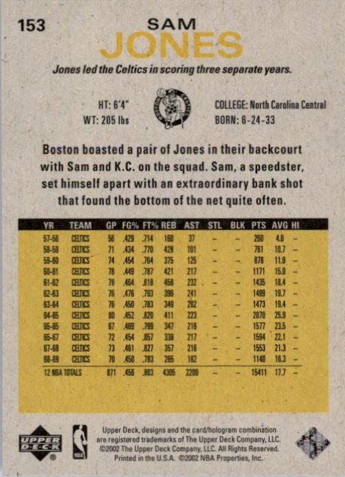 2002/2003 Generations (Upper Deck) Basketball - Picture 103 of 345