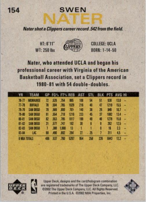 2002/2003 Generations (Upper Deck) Basketball - Picture 101 of 345
