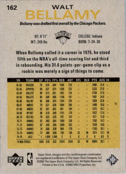 2002/2003 Generations (Upper Deck) Basketball - Picture 85 of 345