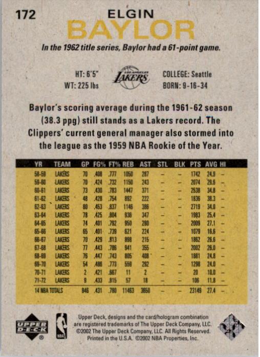 2002/2003 Generations (Upper Deck) Basketball - Picture 67 of 345