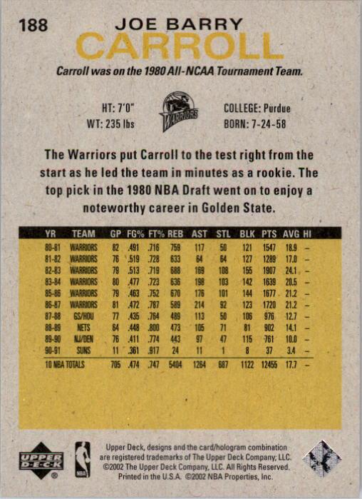 2002/2003 Generations (Upper Deck) Basketball - Picture 35 of 345