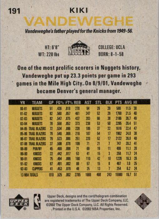 2002/2003 Generations (Upper Deck) Basketball - Picture 29 of 345