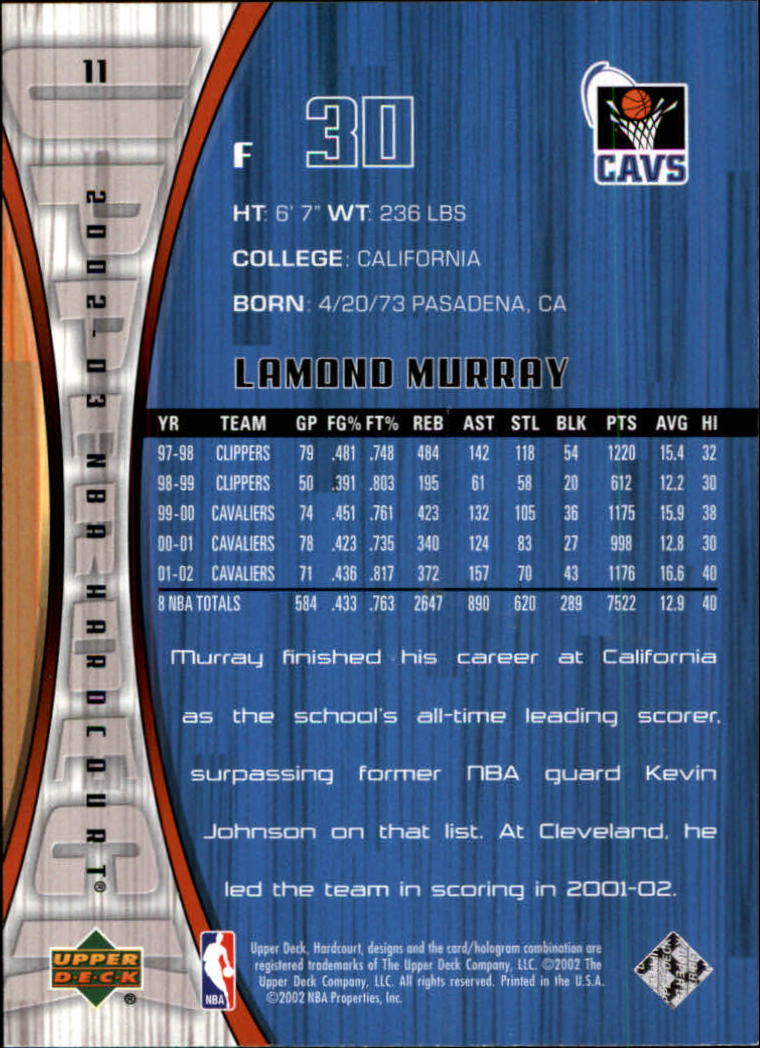 2002/2003 Hardcourt (Upper Deck) Basketball - Picture 23 of 239