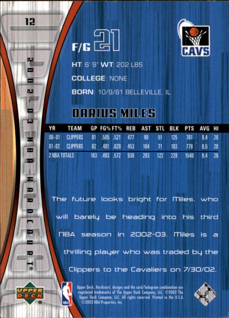 2002/2003 Hardcourt (Upper Deck) Basketball - Picture 25 of 239