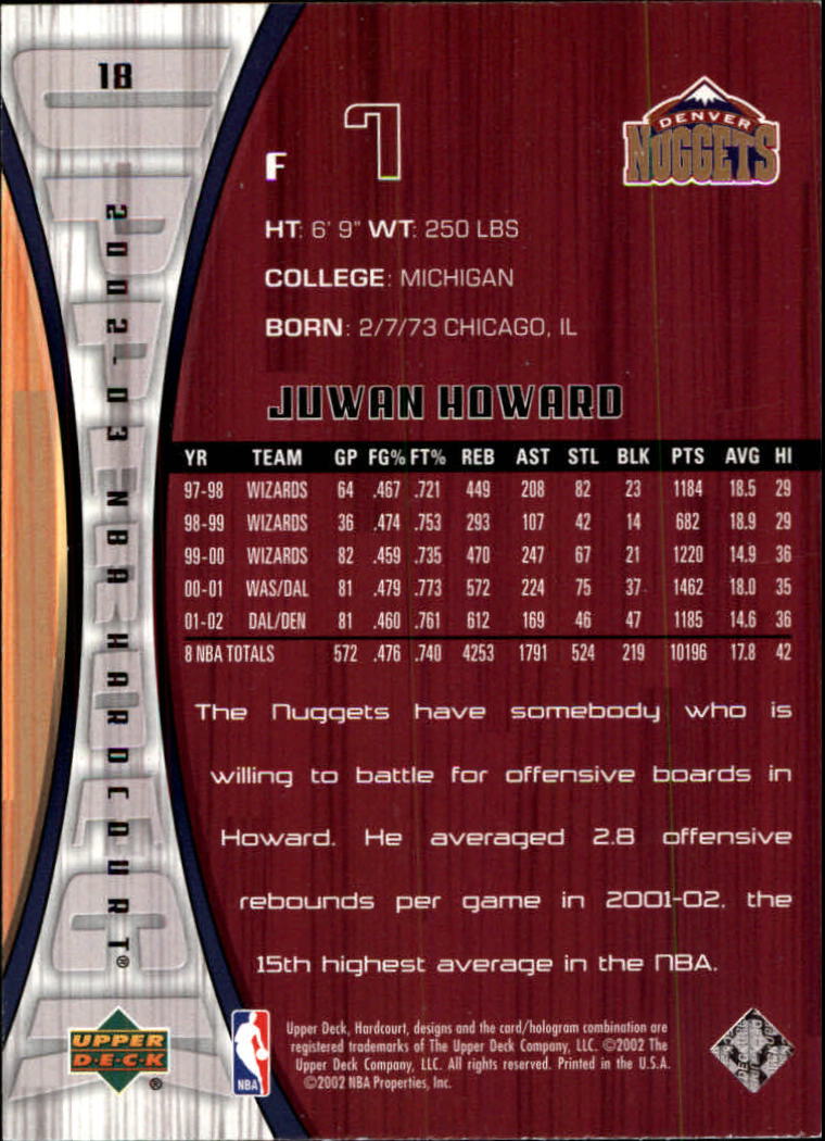 2002/2003 Hardcourt (Upper Deck) Basketball - Picture 37 of 239