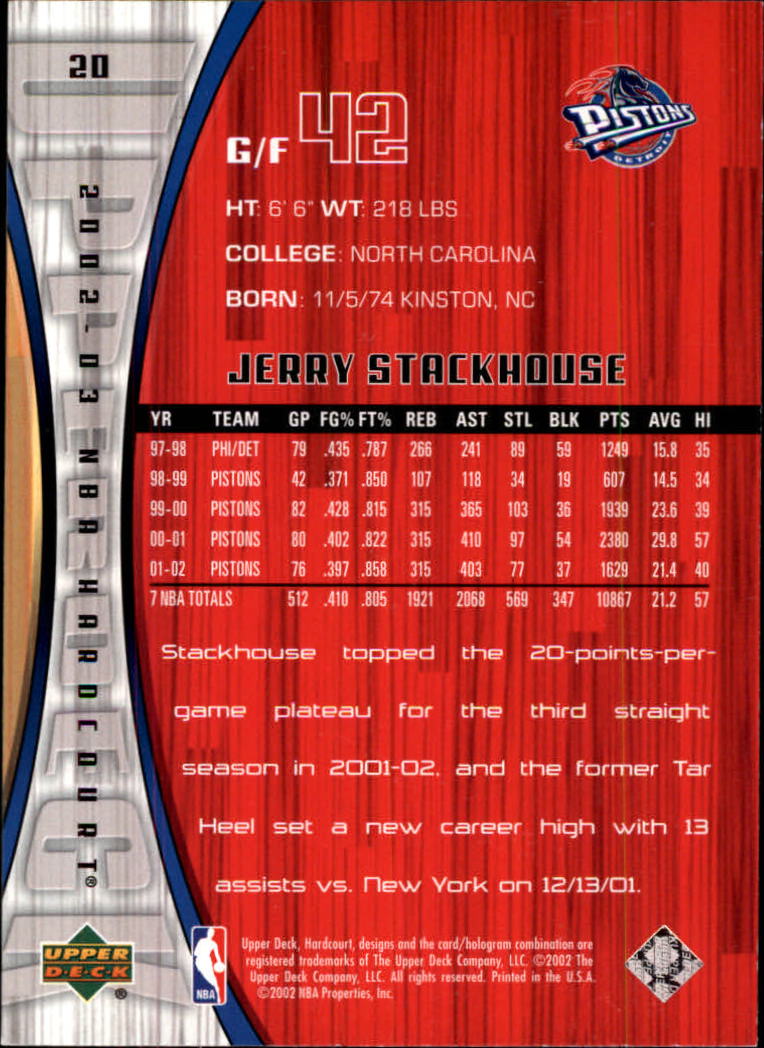 2002/2003 Hardcourt (Upper Deck) Basketball - Picture 41 of 239