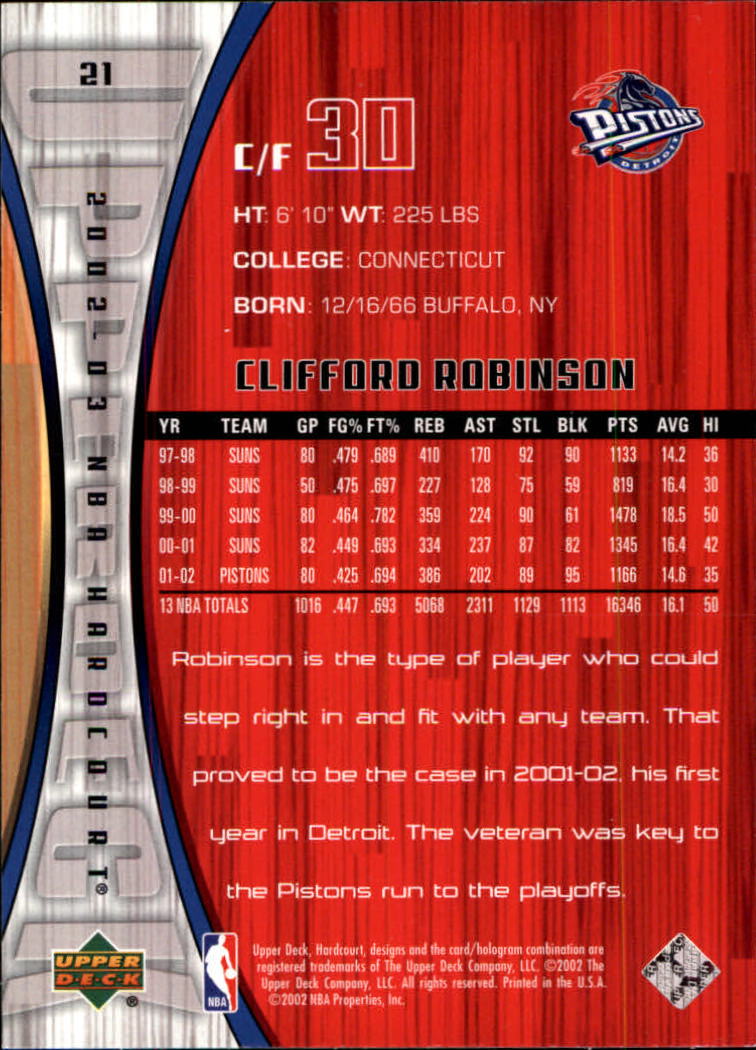 2002/2003 Hardcourt (Upper Deck) Basketball - Picture 43 of 239