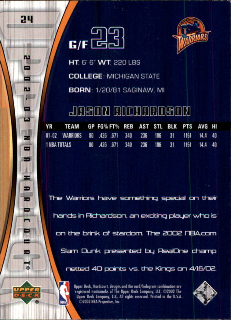 2002/2003 Hardcourt (Upper Deck) Basketball - Picture 49 of 239