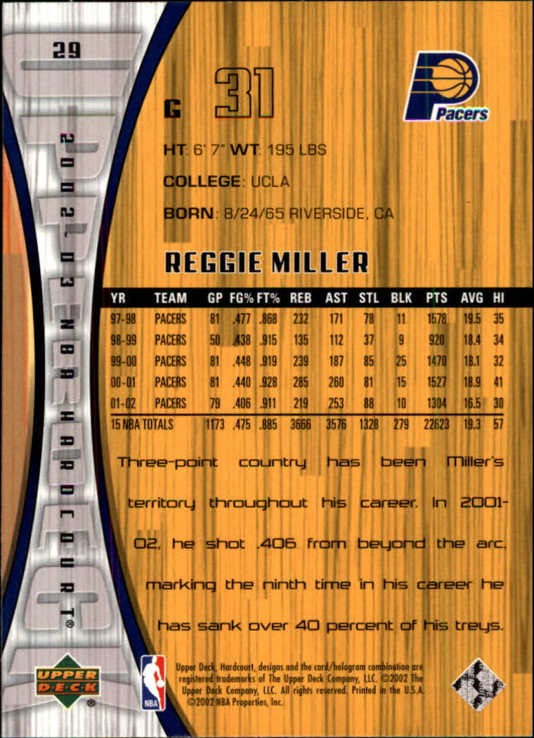 2002/2003 Hardcourt (Upper Deck) Basketball - Picture 59 of 239