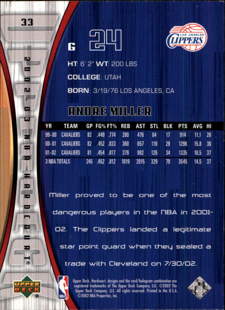 2002/2003 Hardcourt (Upper Deck) Basketball - Picture 67 of 239