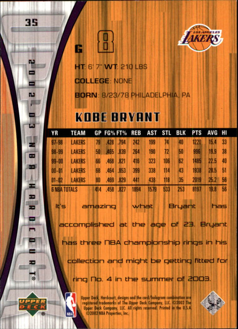 2002/2003 Hardcourt (Upper Deck) Basketball - Picture 71 of 239