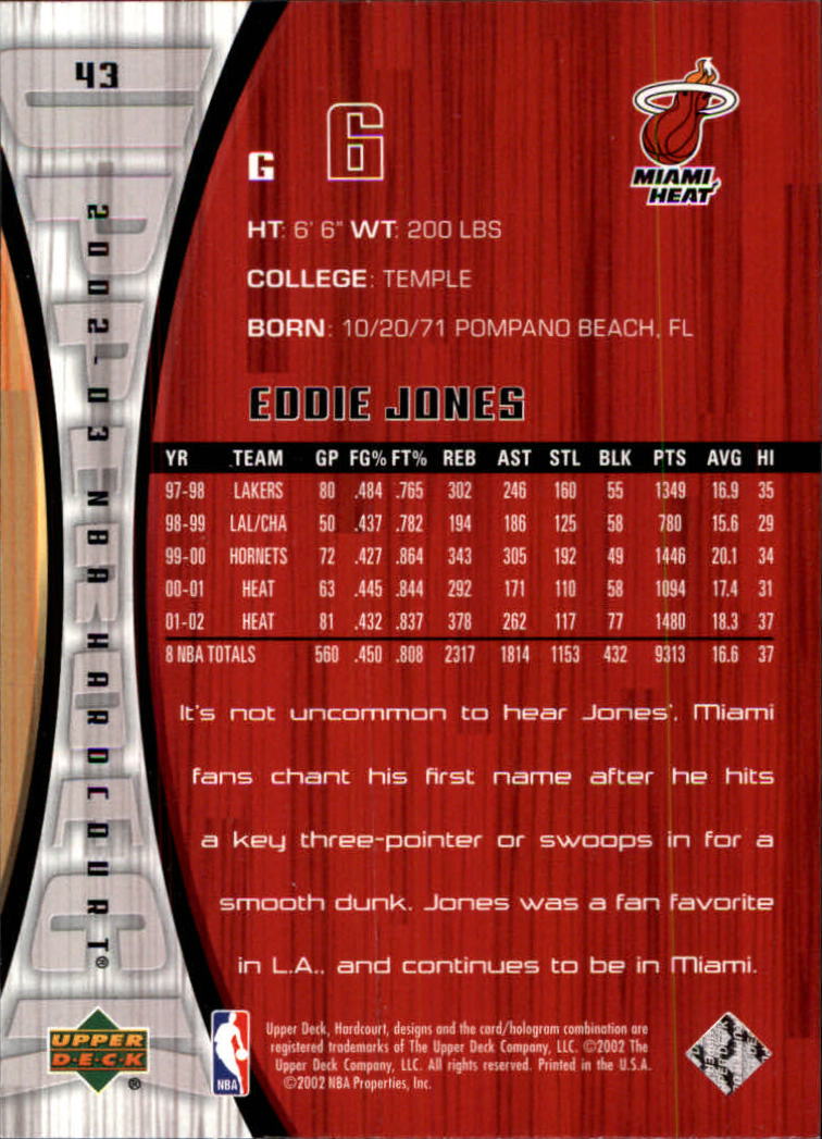 2002/2003 Hardcourt (Upper Deck) Basketball - Picture 87 of 239