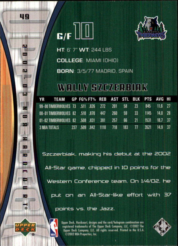 2002/2003 Hardcourt (Upper Deck) Basketball - Picture 99 of 239