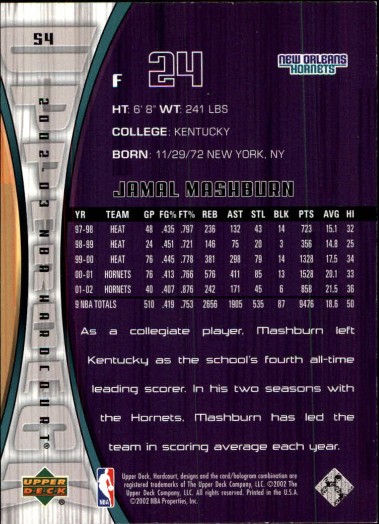 2002/2003 Hardcourt (Upper Deck) Basketball - Picture 109 of 239