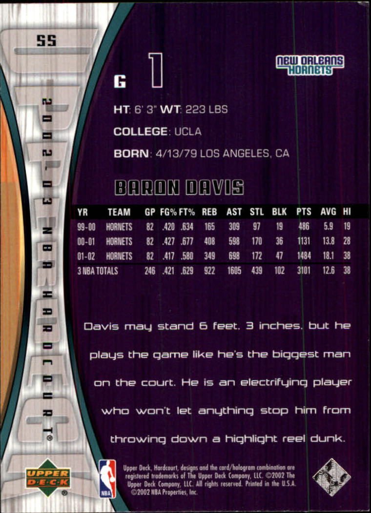 2002/2003 Hardcourt (Upper Deck) Basketball - Picture 111 of 239