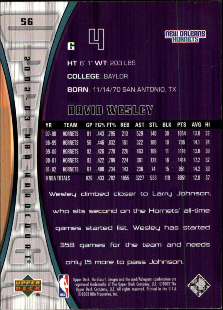 2002/2003 Hardcourt (Upper Deck) Basketball - Picture 113 of 239