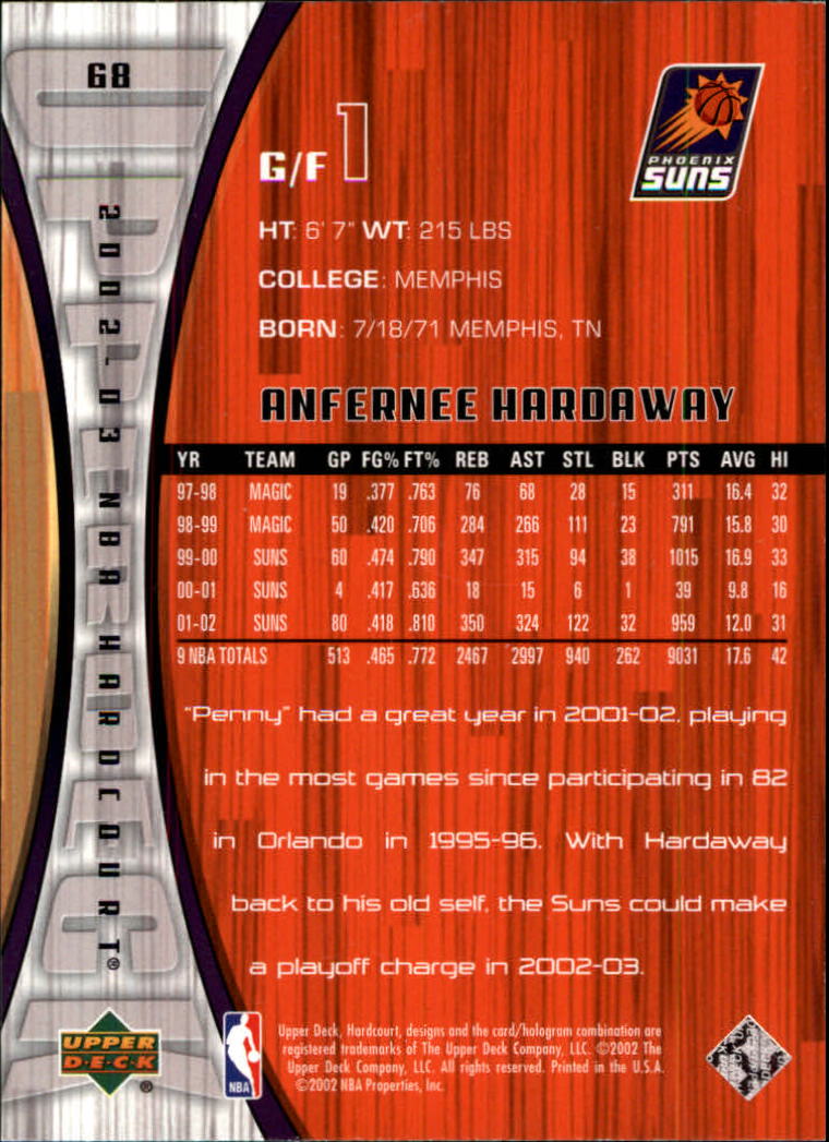 2002/2003 Hardcourt (Upper Deck) Basketball - Picture 137 of 239