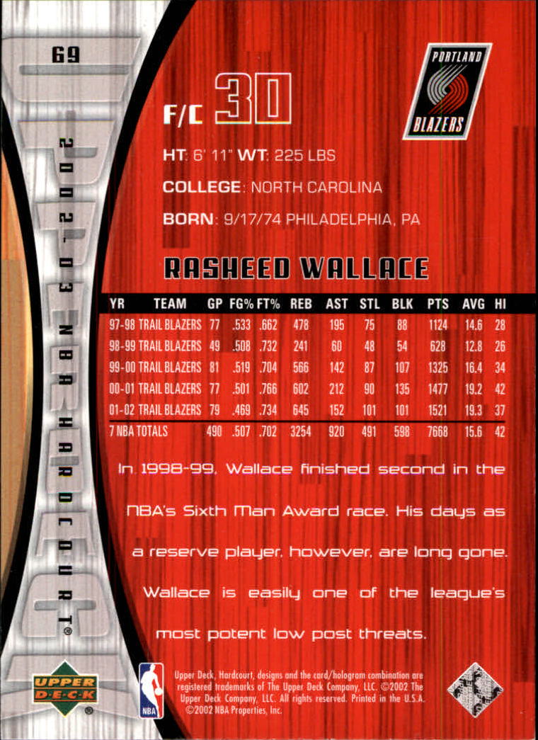 2002/2003 Hardcourt (Upper Deck) Basketball - Picture 139 of 239