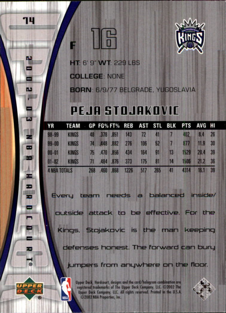 2002/2003 Hardcourt (Upper Deck) Basketball - Picture 149 of 239