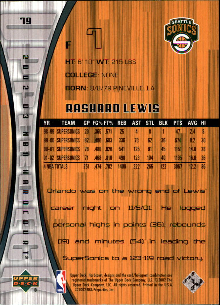 2002/2003 Hardcourt (Upper Deck) Basketball - Picture 159 of 239