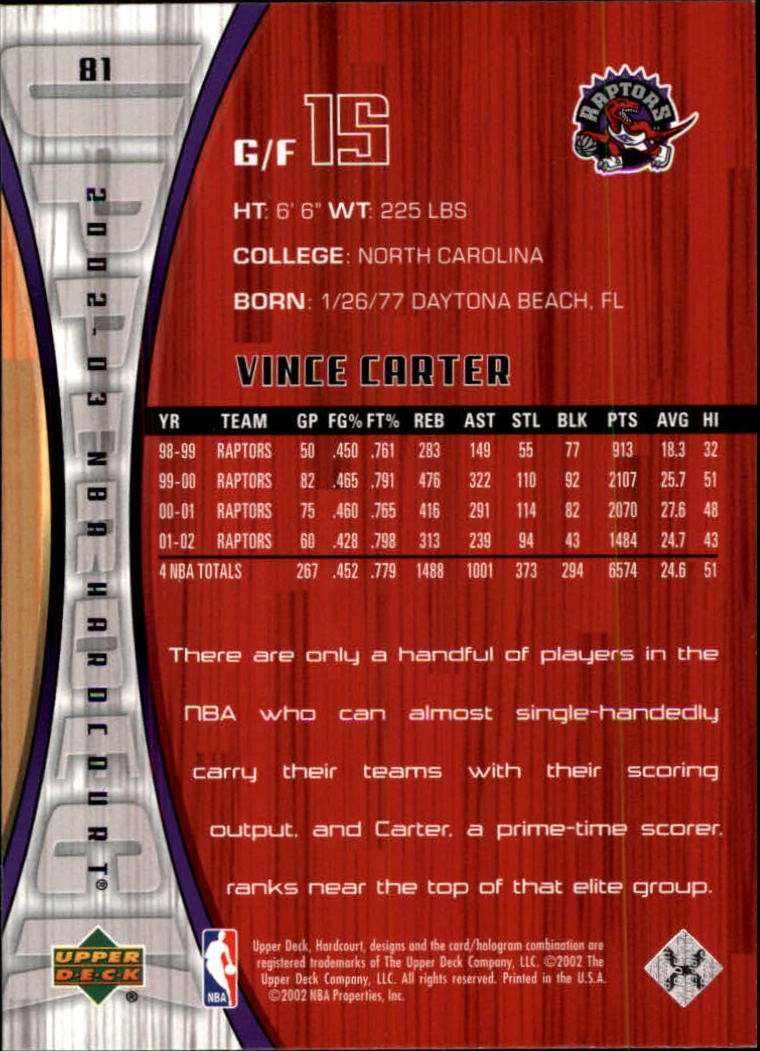 2002/2003 Hardcourt (Upper Deck) Basketball - Picture 163 of 239