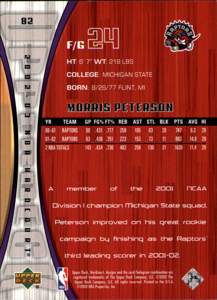 2002/2003 Hardcourt (Upper Deck) Basketball - Picture 165 of 239