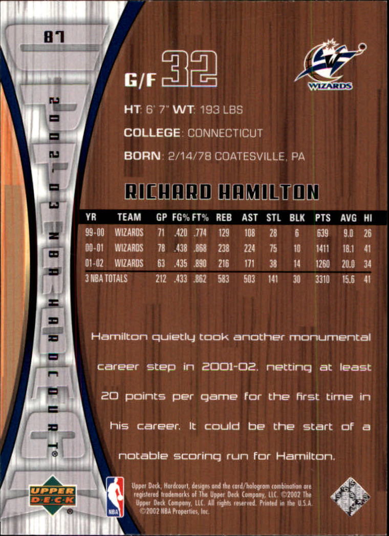 2002/2003 Hardcourt (Upper Deck) Basketball - Picture 175 of 239