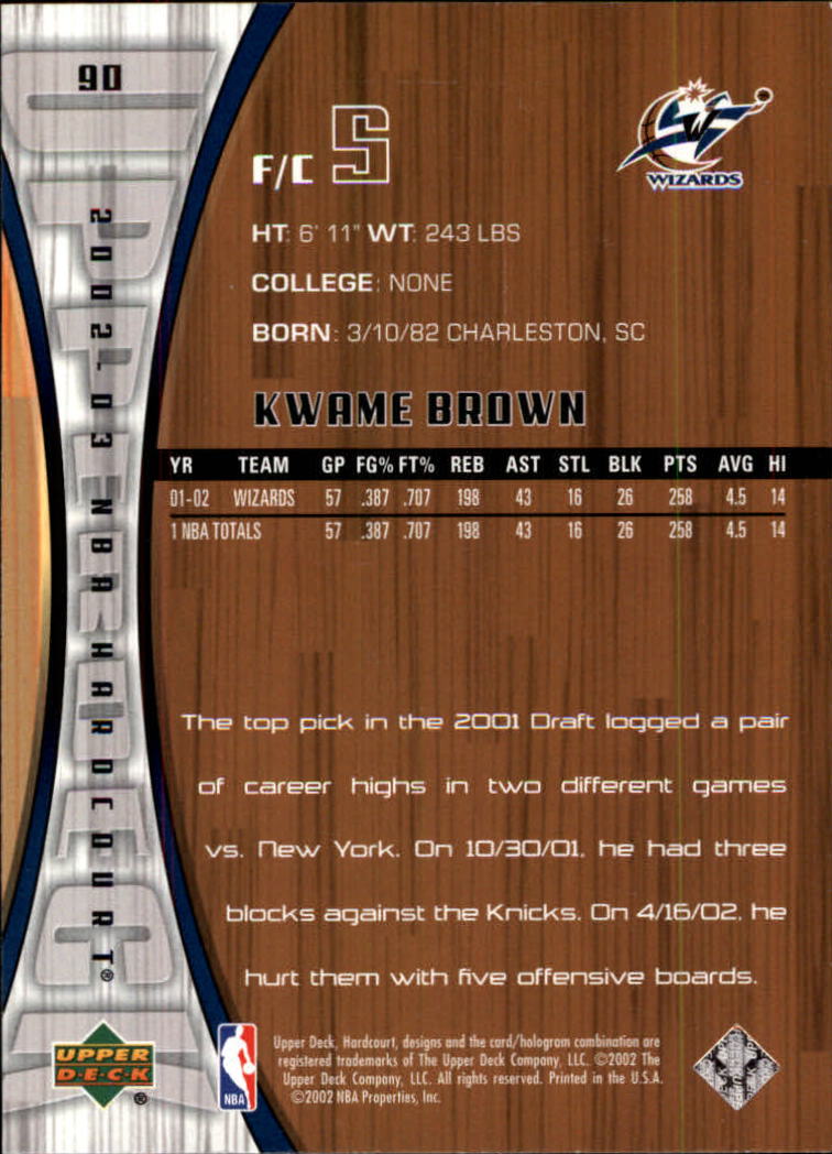 2002/2003 Hardcourt (Upper Deck) Basketball - Picture 181 of 239