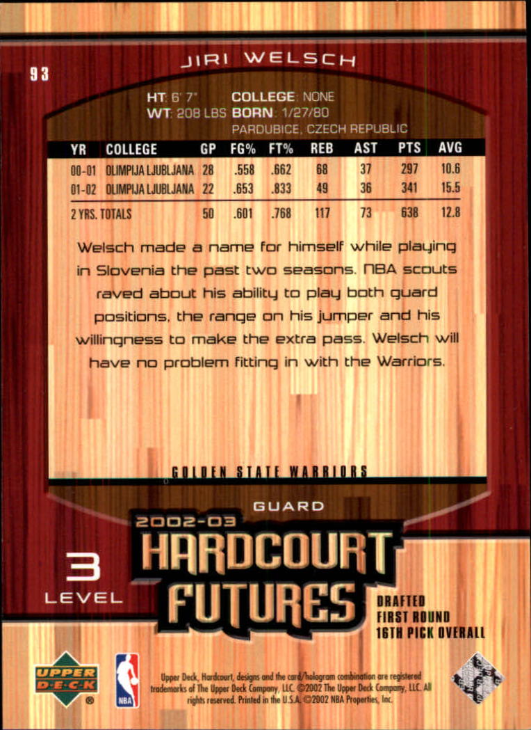 2002/2003 Hardcourt (Upper Deck) Basketball - Picture 185 of 239