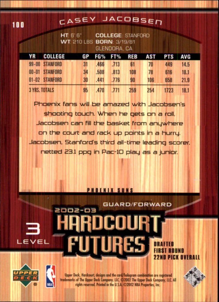 2002/2003 Hardcourt (Upper Deck) Basketball - Picture 193 of 239