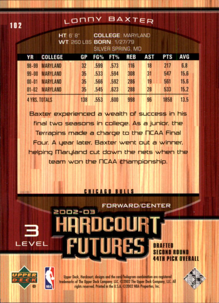 2002/2003 Hardcourt (Upper Deck) Basketball - Picture 197 of 239