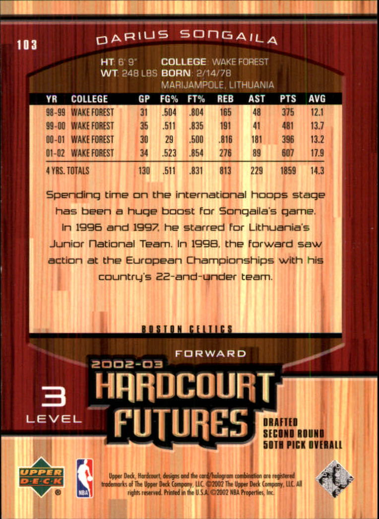 2002/2003 Hardcourt (Upper Deck) Basketball - Picture 199 of 239
