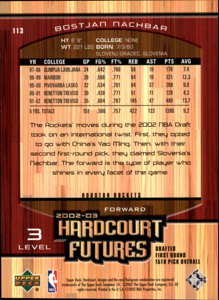 2002/2003 Hardcourt (Upper Deck) Basketball - Picture 211 of 239