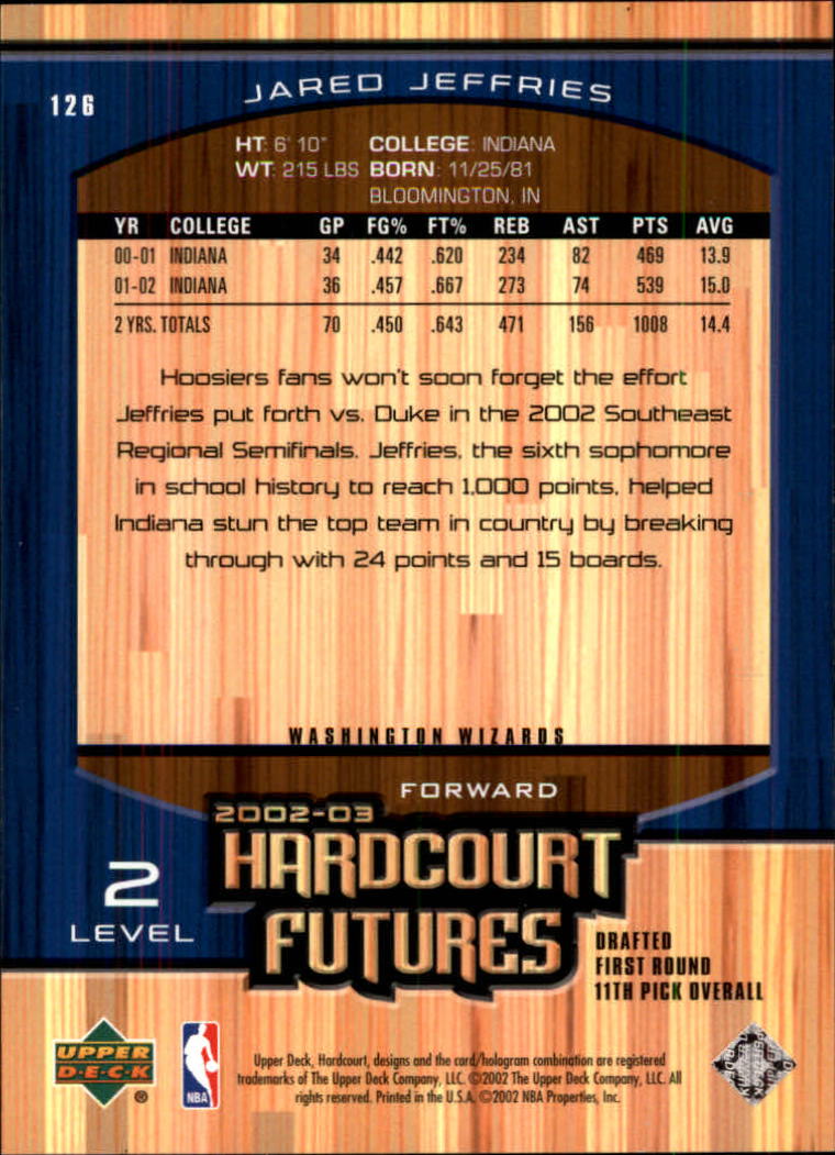 2002/2003 Hardcourt (Upper Deck) Basketball - Picture 227 of 239