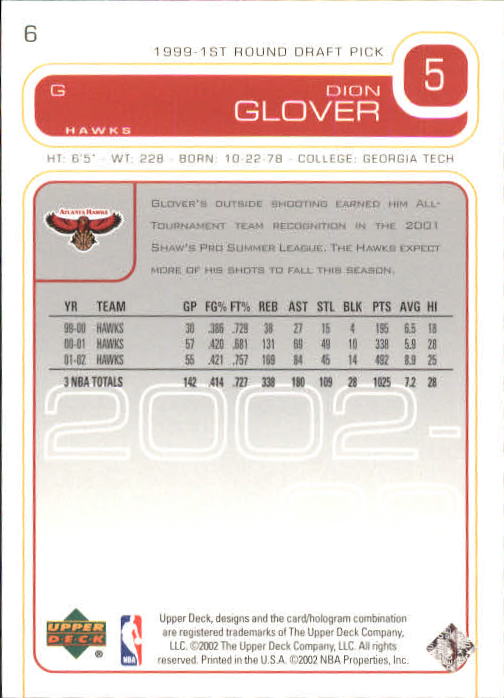 2002/2003 Upper Deck Basketball Part 1 Main Set Cards #1 to #260 - Picture 13 of 499